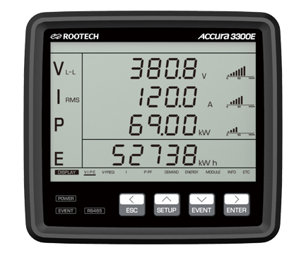 Accura 3300E High Accuracy Digital Power Meter - Rootech