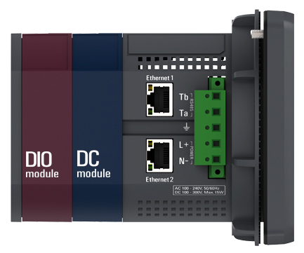 Accura 3550 정류기반 디지털 파워미터는 DC 계측 모듈, ELD 누설전류 모듈, TEMP 온도 모듈 등 다양한 IO 모듈을 최대 2대까지 결합하여 다양한 계측 정보를 얻을 수 있다.