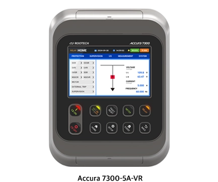 Accura 7300-5A-VR Smart Digital Protection Relay with Power Quality Meter - Rootech